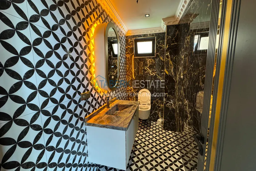 Purchase Real estate for citizenship! Detached luxury villa with stunning views in Kargicak 33