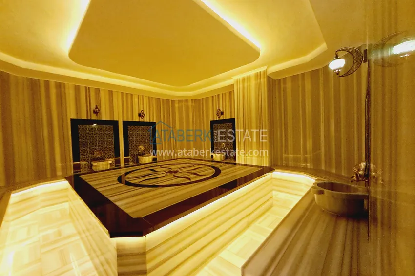 One bedroom apartment with sea view in a new complex — Alanya, Avsallar district 33 