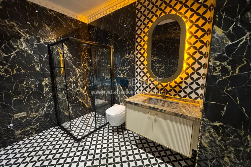 Purchase Real estate for citizenship! Detached luxury villa with stunning views in Kargicak 34