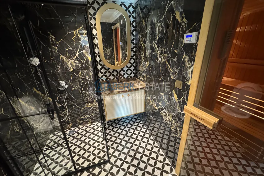 Purchase Real estate for citizenship! Detached luxury villa with stunning views in Kargicak 37