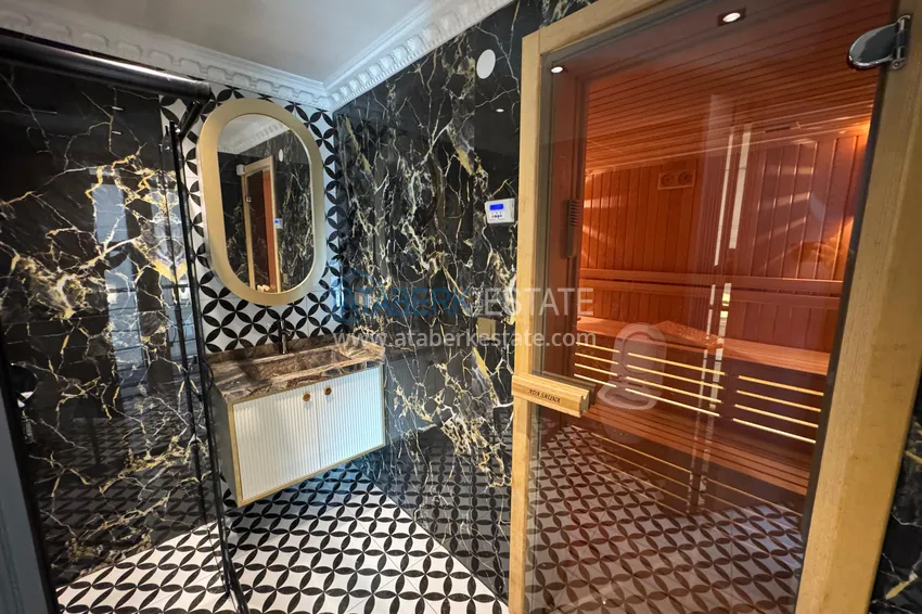 Purchase Real estate for citizenship! Detached luxury villa with stunning views in Kargicak 38