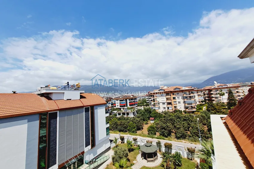 Purchase  Property for a residence permit - Duplex penthouse with furniture in Alanya, Oba district 40 