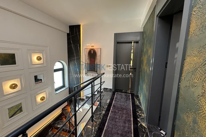 Purchase Real estate for citizenship! Detached luxury villa with stunning views in Kargicak 40