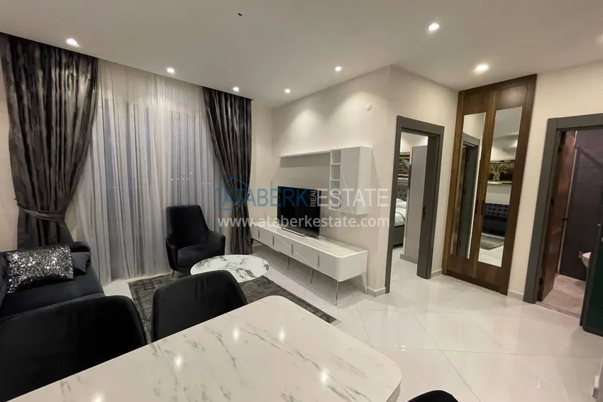 Purchase  Furnished one-bedroom apartment in a complex with hotel infrastructure, Mahmutlar district — Alanya  3 