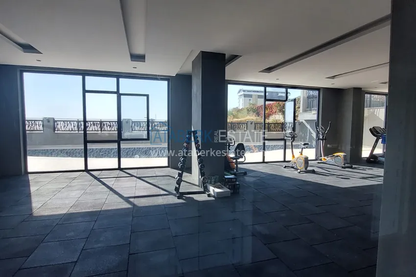 Urgent sale! Apartment from the owner with installments in a residential complex with hotel infrastructure - Payallar district, Alanya 20