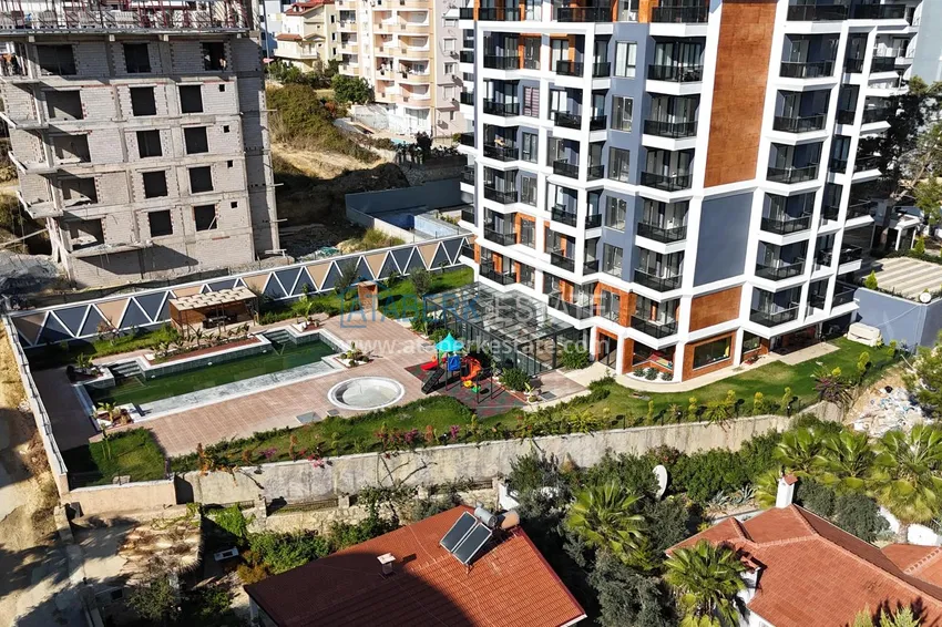 Finished 1+1 apartment in a new residential complex, Avsallar district — Alanya 3 