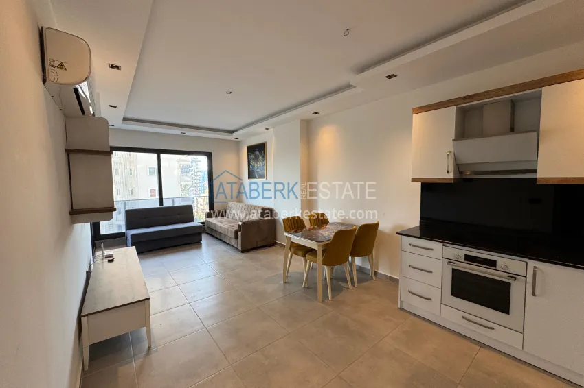 Purchase One bedroom apartment with furniture and a glazed balcony in Mahmutlar, Alanya 3 