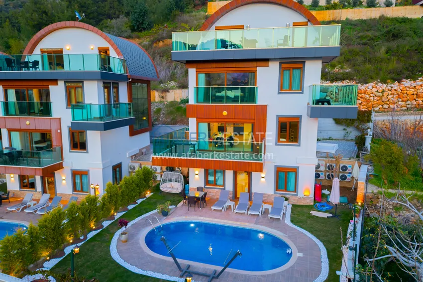 Turnkey villas in Alanya, suitable for citizenship and rent — Alanya, Bektash district 5 