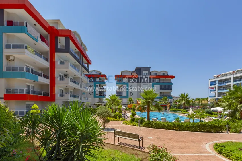 Duplex penthouse with sea view in an ultra-luxury complex, Alanya Kestel district 3