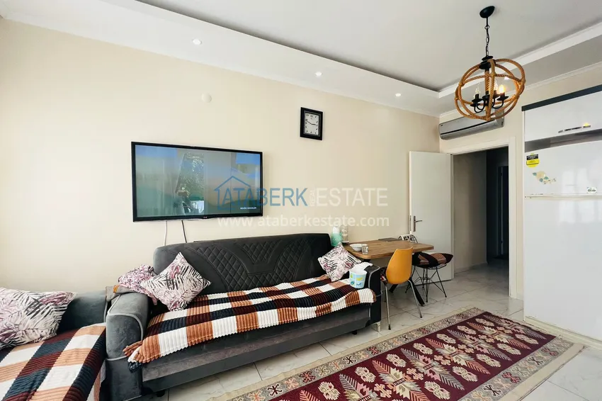 Purchase  One bedroom apartment in the center of Alanya, furnished. Suitable for a residence permit 4 