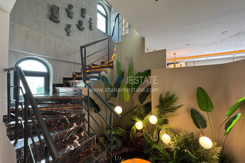 Purchase Real estate for citizenship! Detached luxury villa with stunning views in Kargicak 3