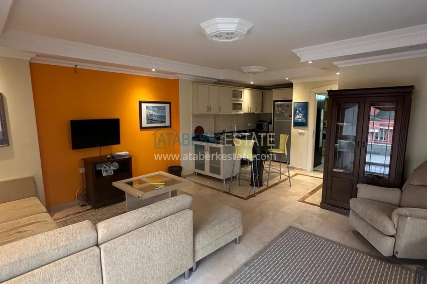 Purchase  Furnished 2+1 apartment with open sea view, Tosmur district — Alanya 3 