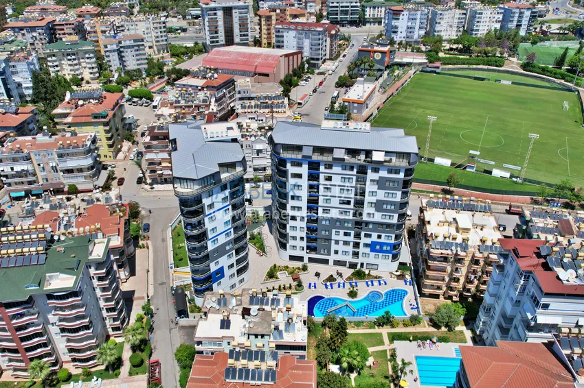 Turnkey three-room apartment in the center of Alanya, just 5 minutes from Cleopatra Beach 3 