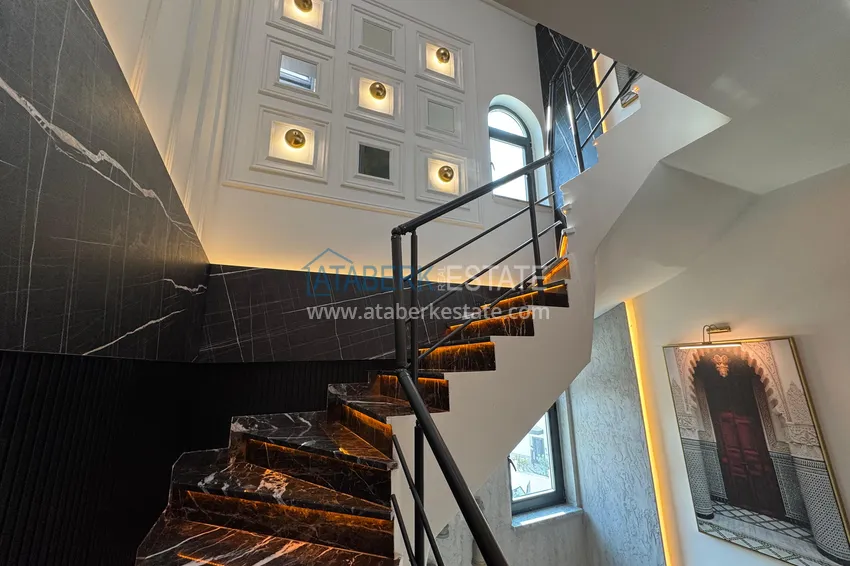 Purchase Real estate for citizenship! Detached luxury villa with stunning views in Kargicak 41