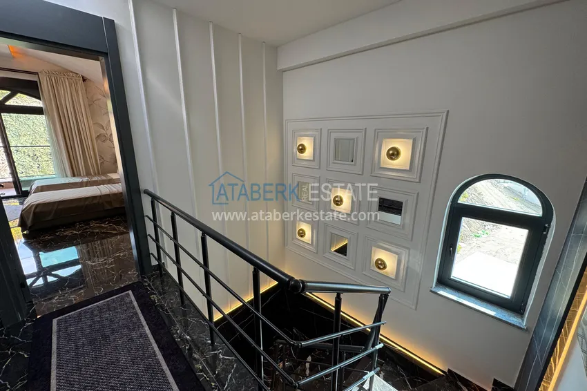 Purchase Real estate for citizenship! Detached luxury villa with stunning views in Kargicak 42