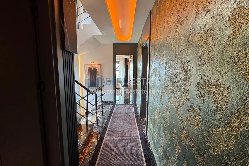 Purchase Real estate for citizenship! Detached luxury villa with stunning views in Kargicak 44