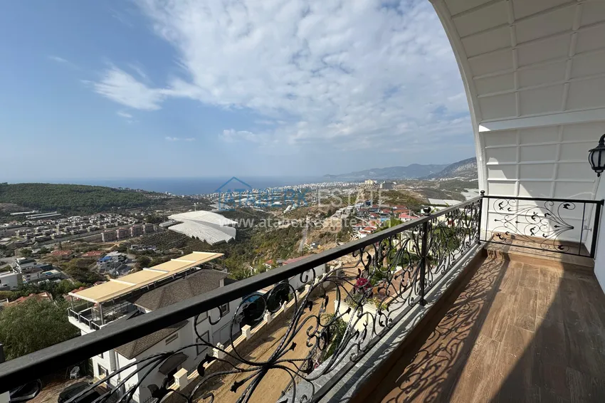 Purchase Real estate for citizenship! Detached luxury villa with stunning views in Kargicak 47