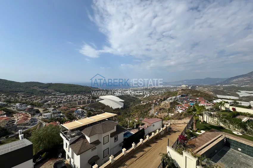Purchase Real estate for citizenship! Detached luxury villa with stunning views in Kargicak 48