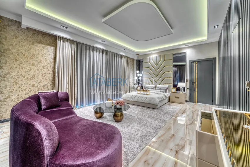 Purchase A fashionable triplex with an exclusive design in Kargicak district, Alanya 48 