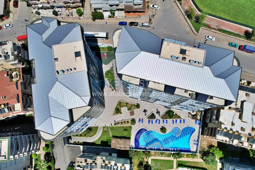 Turnkey three-room apartment in the center of Alanya, just 5 minutes from Cleopatra Beach 4 