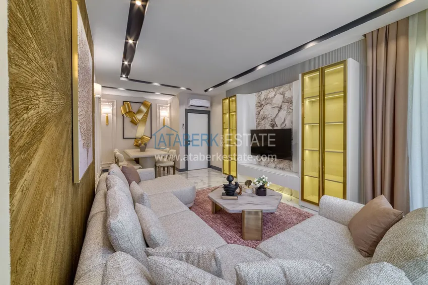 Purchase  An apartment with a designer interior and a separate kitchen in the center of Mahmutlar - Saturday Market District 5 