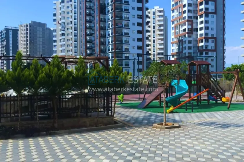 Linear four-room apartment with furniture in Teje district, Mersin 5 