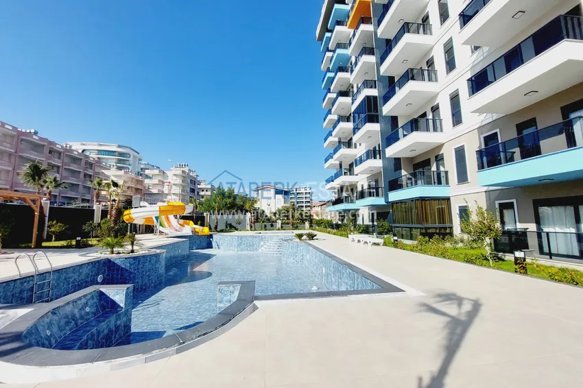 One bedroom apartment with sea view in a new complex — Alanya, Avsallar district 4 