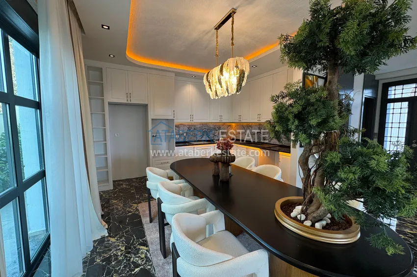 Purchase Real estate for citizenship! Detached luxury villa with stunning views in Kargicak 4