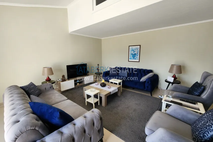 Purchase Penthouse duplex 3+1 furnished with sea and mountain views, Kestel district — Alanya 4 