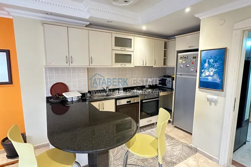 Purchase  Furnished 2+1 apartment with open sea view, Tosmur district — Alanya 4 