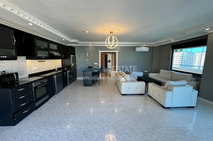 Purchase  Apartment in Mahmutlar partially furnished with a glazed balcony and sea view 5 