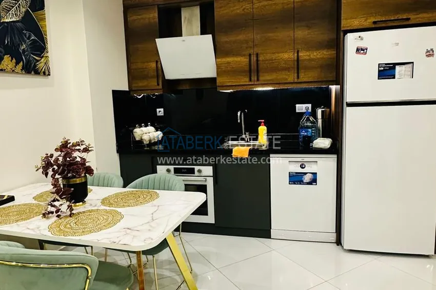 Purchase  Apartment 1+1 with furniture and mountain views in a complex with hotel infrastructure, Mahmutlar district — Alanya 4 
