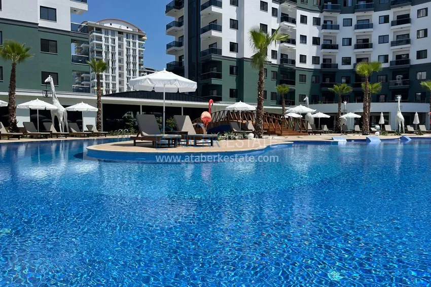 Furnished one-bedroom apartment in a complex with hotel infrastructure, Mahmutlar district — Alanya  8 