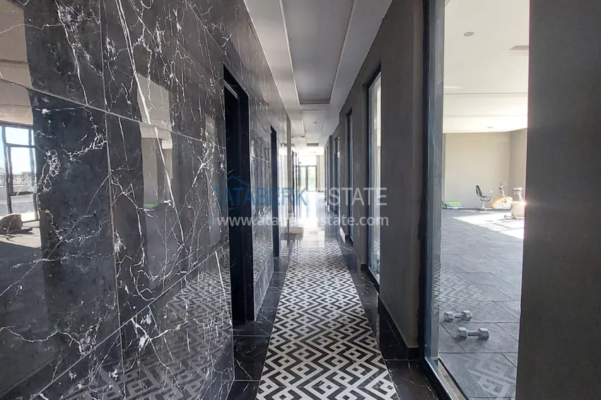 Urgent sale! Apartment from the owner with installments in a residential complex with hotel infrastructure - Payallar district, Alanya 22