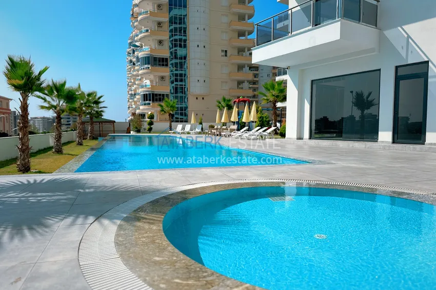 Apartment 1+1 with furniture and sea view, Mahmutlar district — Alanya 5 