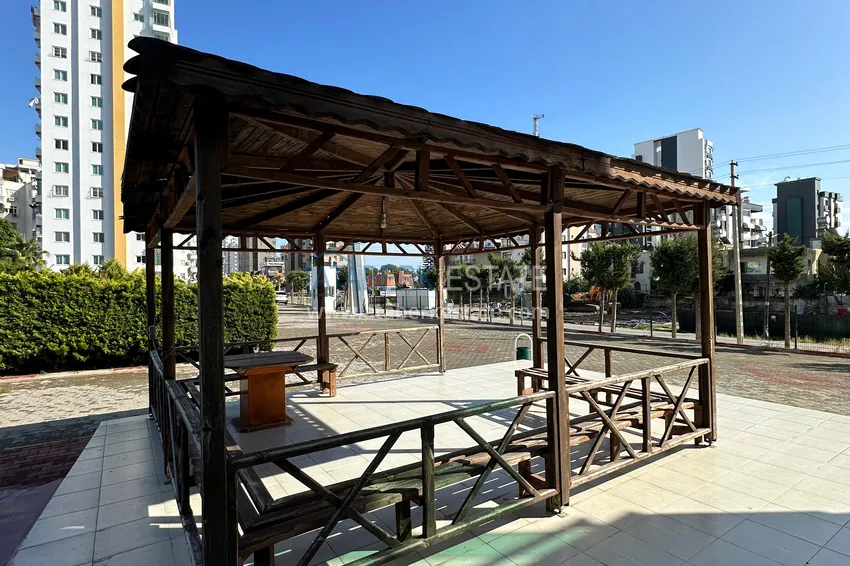 Stylish penthouse with furniture and a glazed balcony in Teje district, Mersin 5 