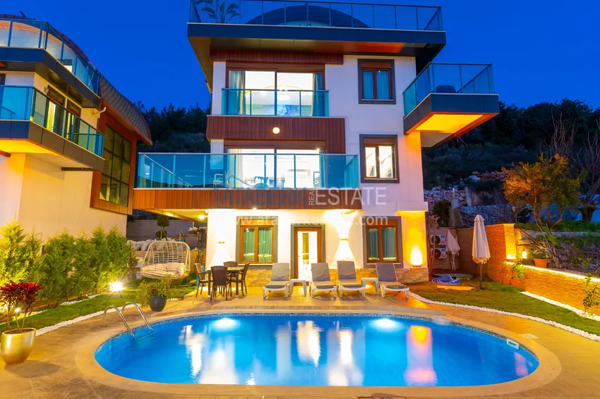 Turnkey villas in Alanya, suitable for citizenship and rent — Alanya, Bektash district 7 