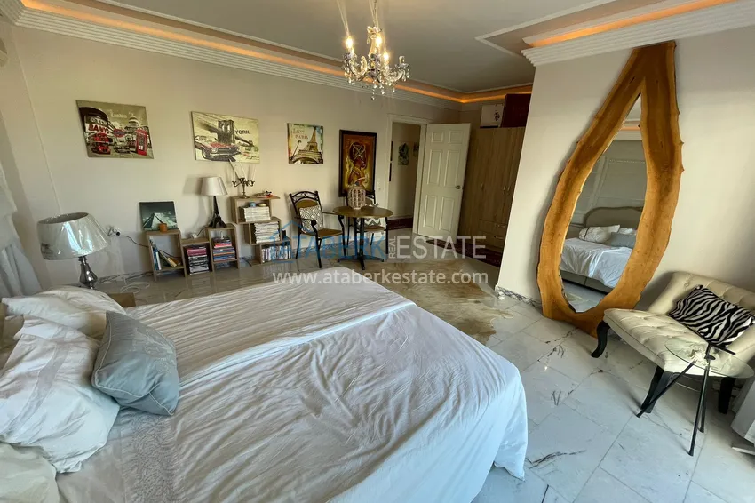 Purchase  Real estate for a residence permit! Apartment 3+1 with furniture and sea view, Tosmur district — Alanya 10 