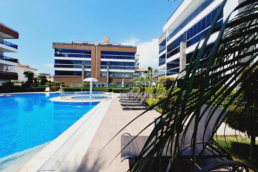 Property for a residence permit - Duplex penthouse with furniture in Alanya, Oba district 5 