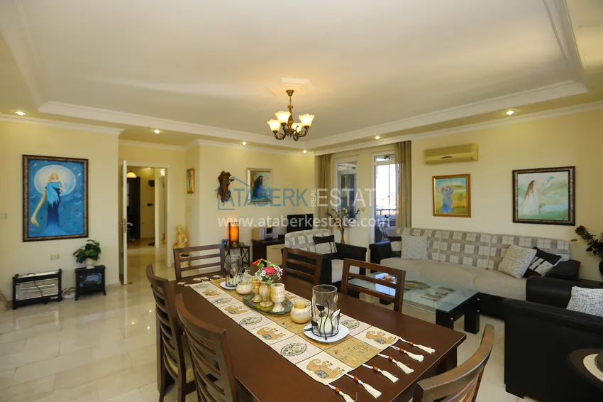 Purchase Turnkey 2+1 apartment with glazed cormorants and sea views in the center of Alanya 5
