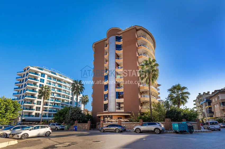 4+1 single-level apartment with a separate kitchen in the center of Alanya, Cleopatra beach area 7