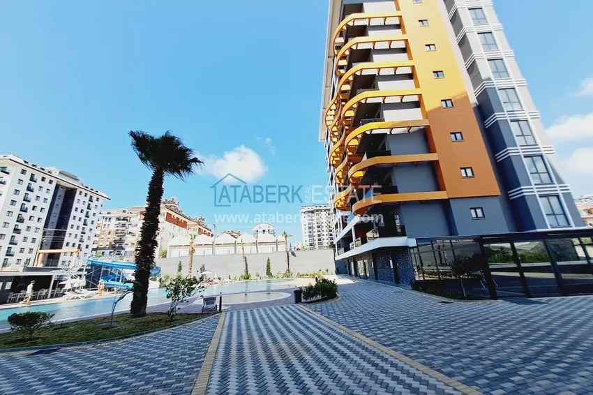 New buildings in Alanya! 1+1 apartment with partial sea view, Avsallar district — Alanya 6 