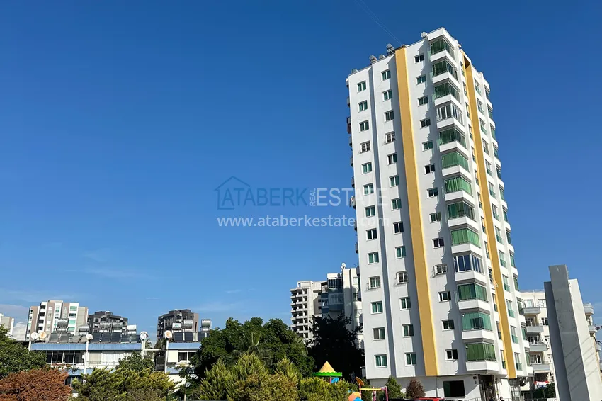 Stylish penthouse with furniture and a glazed balcony in Teje district, Mersin 1 