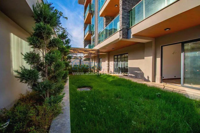 1+1 apartment with furniture and a glazed balcony, Oba district — Alanya 6 