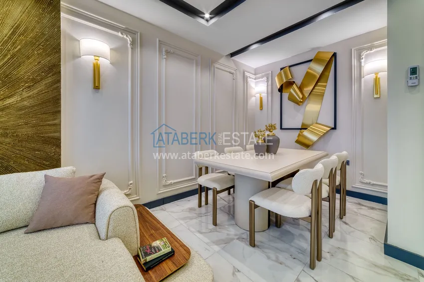 Purchase  An apartment with a designer interior and a separate kitchen in the center of Mahmutlar - Saturday Market District 7 