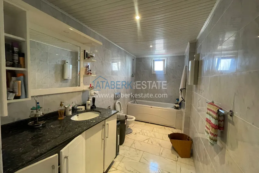 Purchase  Real estate for a residence permit! Apartment 3+1 with furniture and sea view, Tosmur district — Alanya 12 