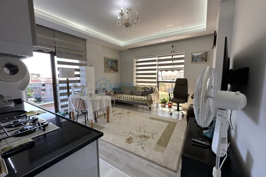 Purchase Two-bedroom apartment in a comfortable complex — Alanya, Oba district 6 