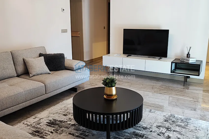 Purchase  Two-bedroom apartment with furniture and panoramic sea views in a premium complex — Antalya, Kepez 7 