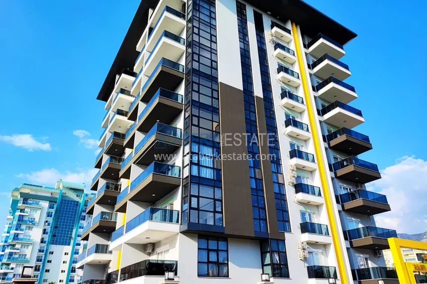 Penthouse with luxury furniture in a modern complex — Alanya, Mahmutlar district 6 