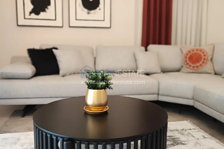 Purchase  Two-bedroom apartment with furniture and panoramic sea views in a premium complex — Antalya, Kepez 8 